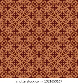 Vintage seamless pattern design illustration