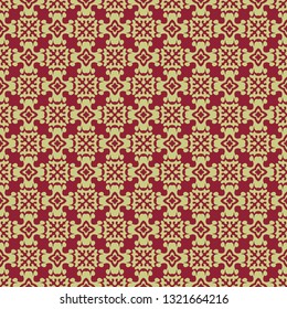 Vintage seamless pattern design illustration