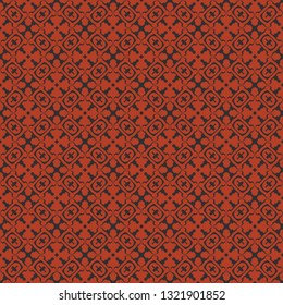 Vintage seamless pattern design illustration