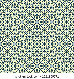 Vintage seamless pattern design illustration