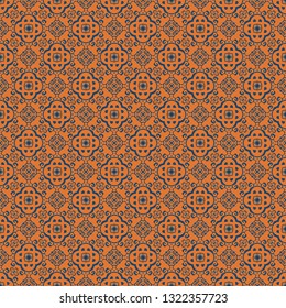 Vintage seamless pattern design illustration