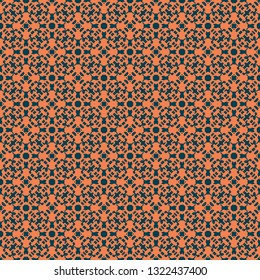 Vintage seamless pattern design illustration