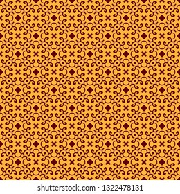 Vintage seamless pattern design illustration