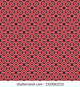 Vintage seamless pattern design illustration