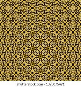 Vintage seamless pattern design illustration