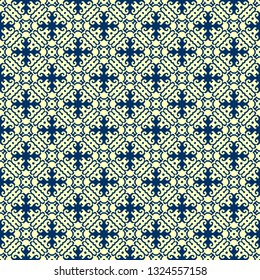 Vintage seamless pattern design illustration