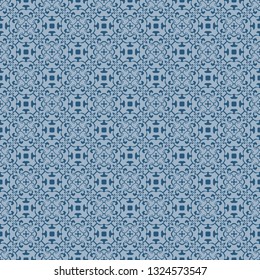 Vintage seamless pattern design illustration