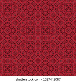 Vintage seamless pattern design illustration