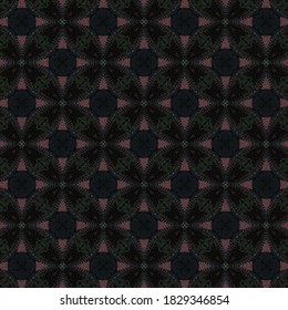 Vintage seamless pattern design illustration