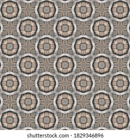 Vintage seamless pattern design illustration
