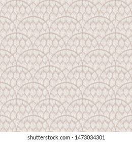 Vintage seamless pattern. Endless floral ornament in Asian style. Original design, hand-drawn.