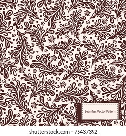 Vintage seamless pattern. EPS-8.