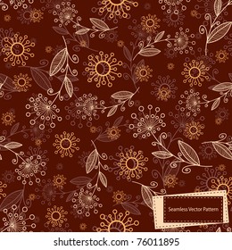 Vintage seamless pattern. EPS-8.