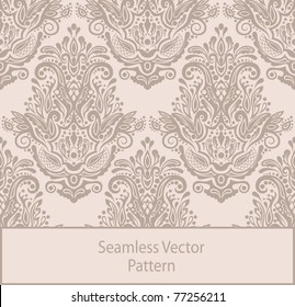 Vintage seamless pattern. EPS-8