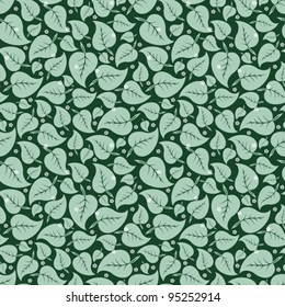 Vintage seamless pattern. EPS-8, endless floral ornaments in vintage style. Original author's design, hand-drawn.