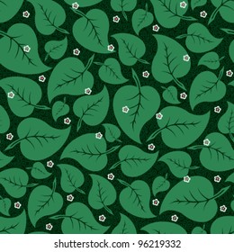 Vintage seamless pattern. EPS-8, endless floral ornaments in vintage style. Original author's design, hand-drawn.