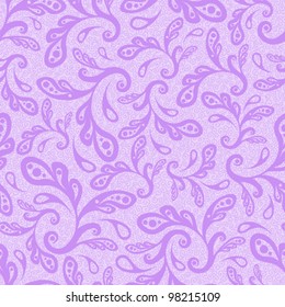 Vintage seamless pattern. EPS-8, endless floral ornaments in vintage style. Original author's design, hand-drawn.