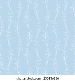 Vintage seamless pattern with flowers. Can be used as decoration for the gift boxes, wallpapers, backgrounds, web sites. Nature theme.