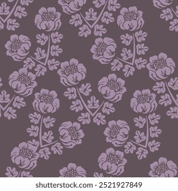 Vintage seamless pattern with garden beige roses with stems, thorns and spikes, on light background. Rose blossoms with leaves, hand-drawn sketch background, perfect for romantic events