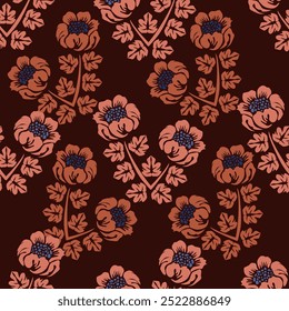 Vintage seamless pattern with garden beige roses with stems, thorns and spikes, on light background. Rose blossoms with leaves, hand-drawn sketch background, perfect for romantic events