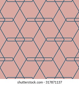 Vintage seamless pattern. Geometric minimalistic backdrop. Can be used as background, wrapping, fabric print.