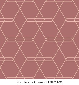 Vintage seamless pattern. Geometric minimalistic backdrop. Can be used as background, wrapping, fabric print.