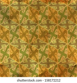 Vintage seamless pattern. Geometric vector background. Seamless ornament.