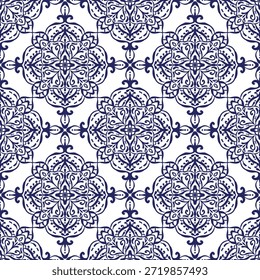 vintage padrão sem emenda inspirado em motivos florais art nouveau, apresentando elegante botânico com linhas ornamentadas e simetria, perfeito para têxtil, papel de parede, embalagem, tecido e design de papelaria