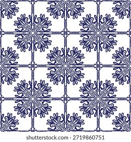 vintage padrão sem emenda inspirado em motivos florais art nouveau, apresentando elegante botânico com linhas ornamentadas e simetria, perfeito para têxtil, papel de parede, embalagem, tecido e design de papelaria