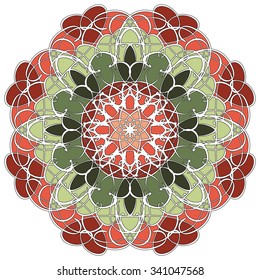 Vintage seamless pattern Mandala.
