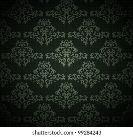 vintage seamless pattern on gradient background