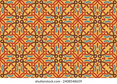 vintage seamless pattern ornaments in traditional arabian, moroccan, turkish style. vintage abstract floral background texture. Modern minimal labels. Premium design