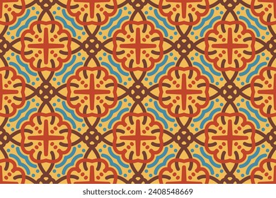 vintage seamless pattern ornaments in traditional arabian, moroccan, turkish style. vintage abstract floral background texture. Modern minimal labels. Premium design