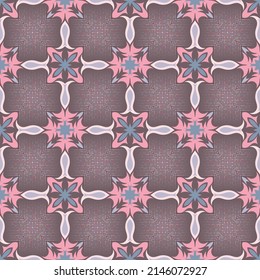 Vintage seamless pattern. Overlapping art forms, stripes, polygons, segments are grouped and arranged in a certain order. Vector. 
