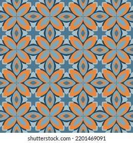 Vintage seamless pattern. Overlapping art forms, stripes, polygons, segments are grouped and arranged in a certain order. Vector. 