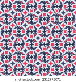 Vintage seamless pattern. Overlapping art forms, stripes, polygons, segments are grouped and arranged in a certain order. Vector. 