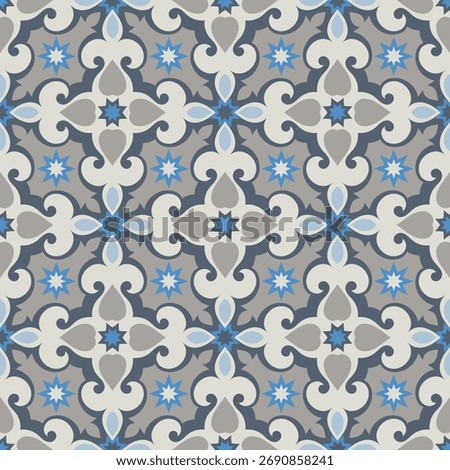 Vintage seamless pattern. Overlapping art forms, stripes, polygons, segments are grouped and arranged in a certain order. Vector. 
