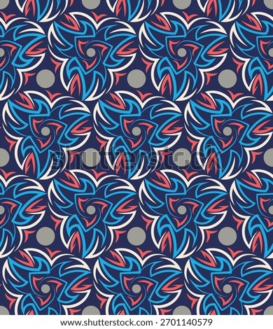 Vintage seamless pattern. Overlapping art forms, stripes, polygons, segments are grouped and arranged in a certain order. Vector. 
