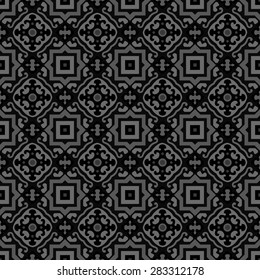vintage seamless pattern with Portuguese floor tile.