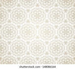 Vintage seamless pattern in retro style