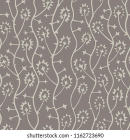 Vintage seamless pattern for retro wallpapers