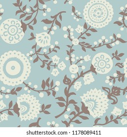 Vintage seamless pattern for retro wallpapers