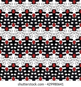 Vintage seamless pattern. Vintage striped pattern. Modern style. Decorative ornament backdrop. Fabric, textile, wrapping paper, card,  wallpaper, web design. Original print.