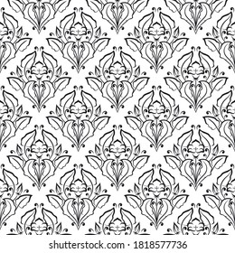 Vintage seamless pattern. Seamless template for your design.