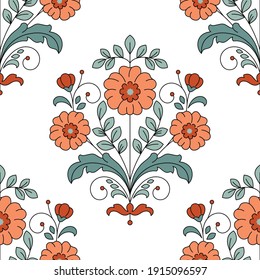 Vintage seamless pattern. Seamless template for your design.