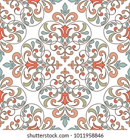 Vintage seamless pattern. This is file of EPS10 format.