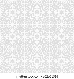 Vintage seamless pattern. Tiled ornamental background. Retro vector wallpaper
