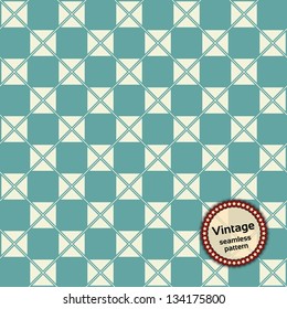 Vintage seamless pattern. Universal: Background, Pattern, Texture. Vector illustration EPS10