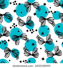 Vintage seamless pattern. Vectoe background.
