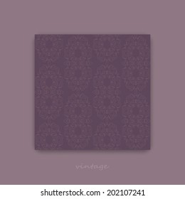 Vintage seamless pattern. Vector Illustration.